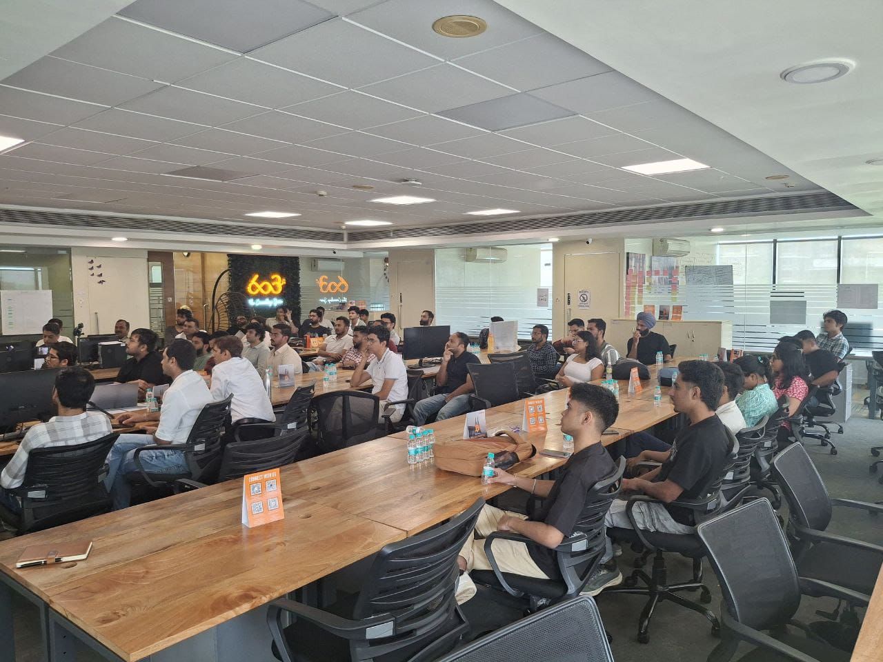 Bitcoin education session in India